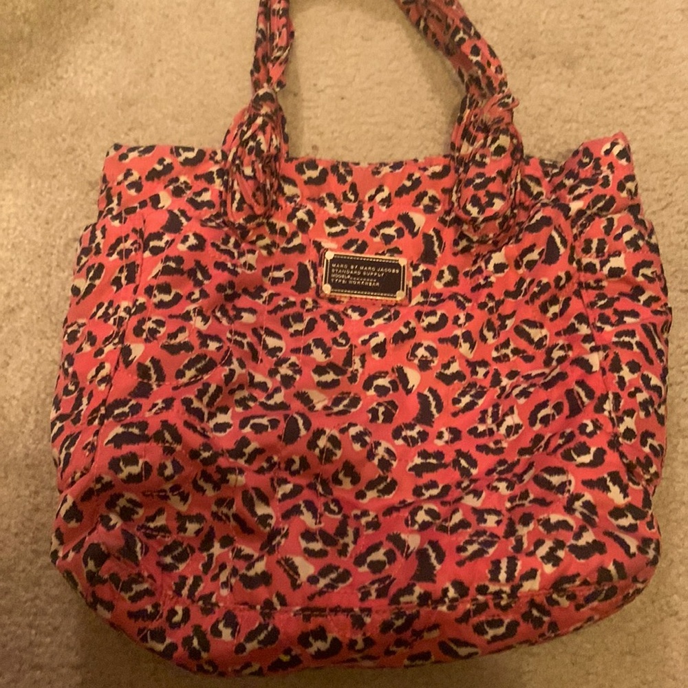 Marc Jacobs Pink leopard Nylon tote
